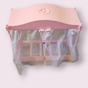 Vtg Barbie Skylight Canopy bed
